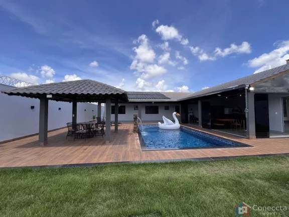 Imagem Chácara Santa Clara: Casa com Piscina Aquecida e 3 Quartos em Condomínio Fechado