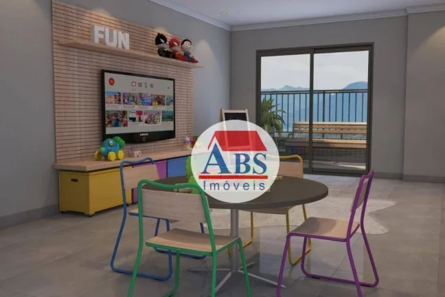 Imagem Apartamento com 2 dormitórios à venda, 72 m² por R$ 415.000,00 - Canto do Forte - Praia Grande/SP