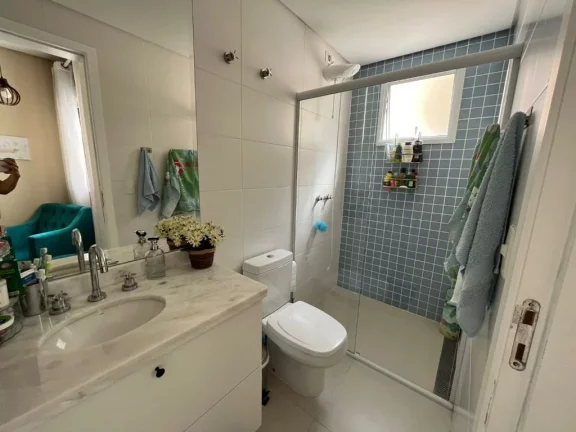 Imagem Apartamento com 3 dormitórios à venda, 105 m² - Tombo - Guarujá/SP