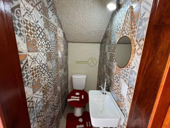 Imagem Sobrado a venda 300 metros da praia 5 dormitórios Piscina e churrasqueira