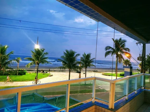 Imagem Apartamento 2 quartos frente mar com garagem - Praia Grande