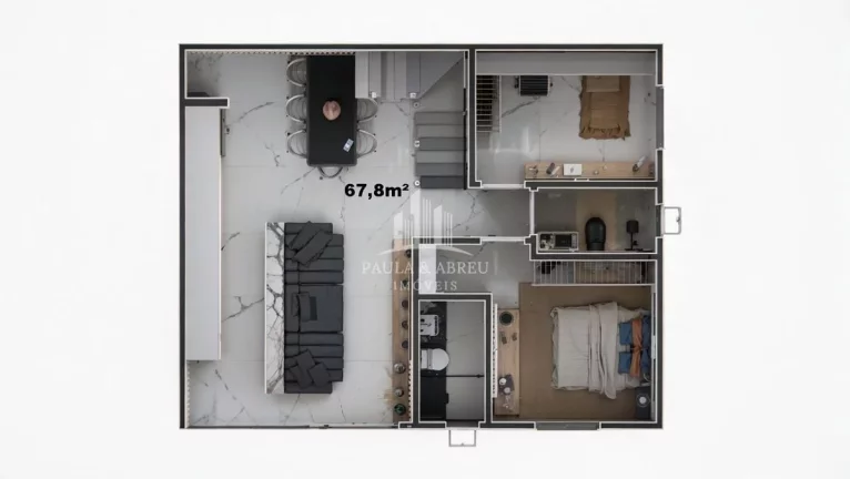 Imagem LANÇAMENTO Cobertura, Churrasqueira, 106 à 135m² no Fim da Av. Portugal, Vila Vitória, Mauá-SP