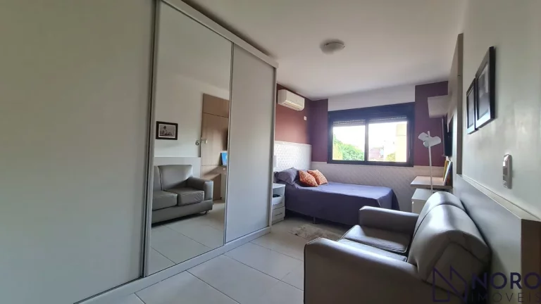 Imagem Apartamento Semi Mobiliado com 2 Dormitórios, Suíte, Churrasqueira e Garagem