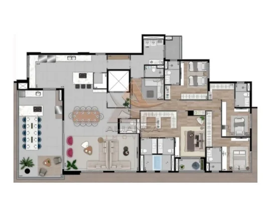Imagem Apartamento - Ribeirão Preto - Jardim Olhos D'água