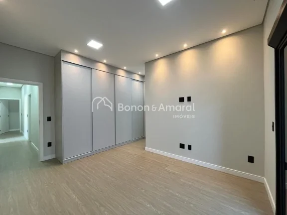 Imagem Excelente casa térrea nova com 3 suítes, totalmente integrada e planejada no Condomínio Glarus, S...