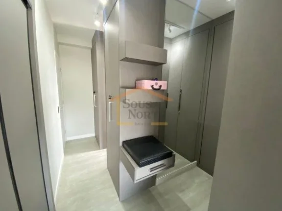 Imagem Apartamento com 120 m², possui 3 dormitórios, sendo 3 suítes, total de 4 banheiros com o lavabo, ...