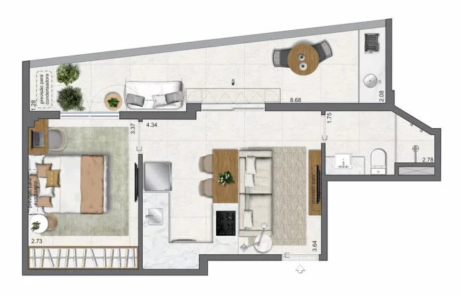 Imagem Apartamento para Venda em Rio de Janeiro / RJ no bairro Leblon