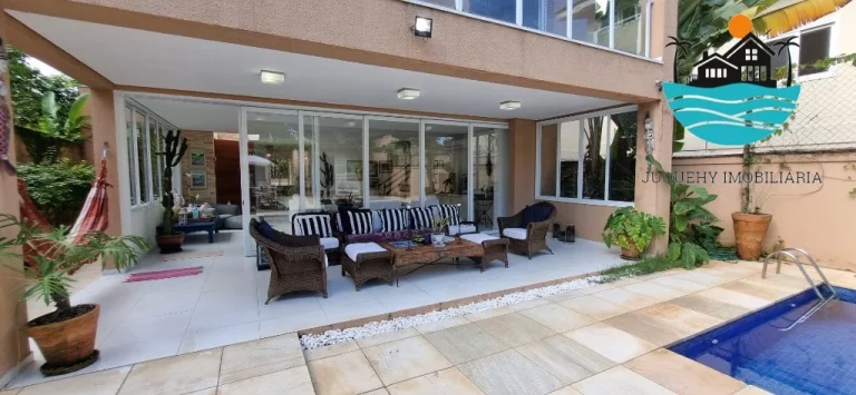 Imagem Imóvel para Alugar em Juquehy com, 6 suítes, piscina, churrasqueira a 250m da praia | Juquehy Imobiliária