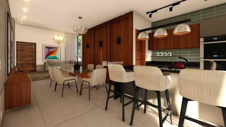 Imagem Casa com 3 dormitórios à venda, 172 m² por R$ 1.590.000,00 - Residencial Villa D'Aquila - Piracicaba/SP