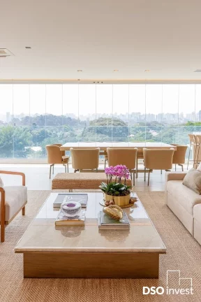 Imagem Com projeto da renomada arquiteta Fernanda Negrelli, esse apartamento de 229m2 imprime de forma harm...