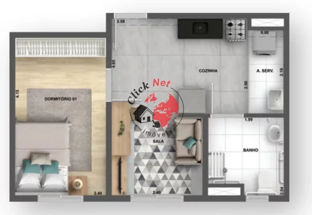 Imagem Lançamento Residencial com Fácil Acesso ao Metrô Sacomã – Studios e Apartamentos com Lazer Completo!