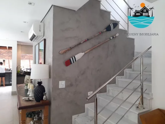 Imagem Casa em Condomínio, 30 metros da praia para Venda e Locação em Juquehy c/ 5 suítes, piscina pv - acomodação p/ 12 pessoas | Juquehy Imobiliária