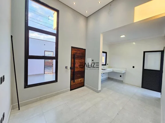 Imagem Casa moderna com 2 dormitórios e quintal à venda, 60 m² por R$ 550.000 - Jardim Araras - Indaiatuba/SP