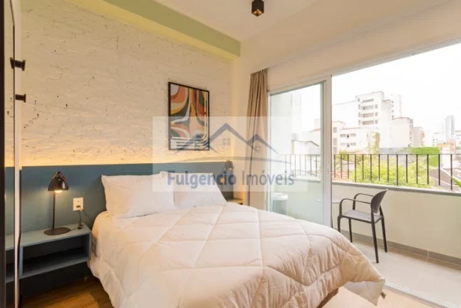 Imagem Apartamento Studio Mobiliado à venda de 24m² na Alameda Ribeiro da Silva