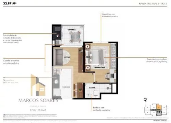 Imagem Apartamento à venda em Osasco, Vila Yara, com 2 quartos, 53m2