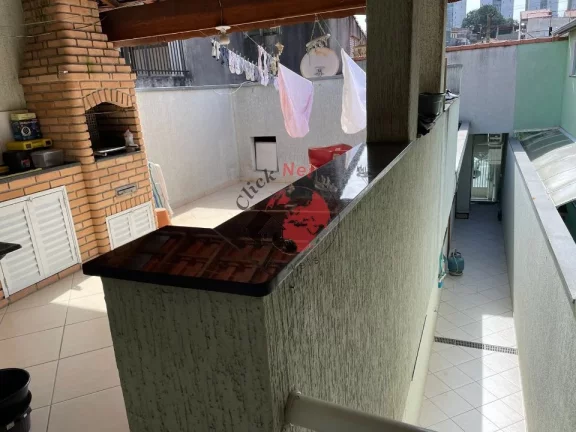 Imagem Casa Assobradada estudo permuta ,3 dormitórios c suíte, quintal com churrasq, 2 vagas ,São Bernardo do Campo