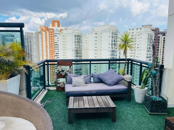 Imagem Flat disponível para locação no Meliá Ibirapuera, com 61m², 1 dormitório e 1 vaga