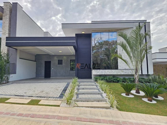Imagem Casa com 3 suítes e escritório à venda, 187 m² por R$ 1.890.000 - Condomínio London Park - Indaiatuba/SP