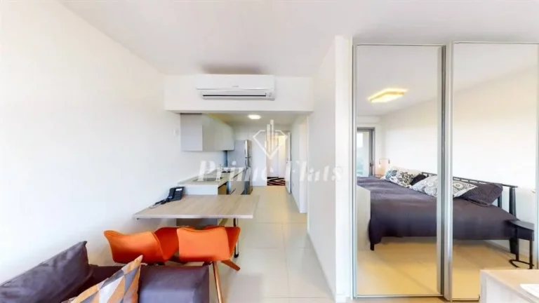 Imagem Flat disponível para locação no VHouse por JFL Living, com 48m², 1 dormitório e 1 vaga