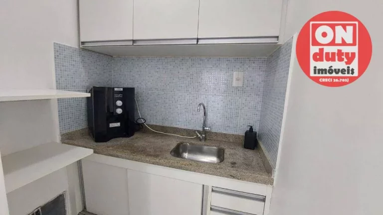 Imagem Sala para alugar, 44 m² por R$ 3.650,00/mês - Boqueirão - Santos/SP