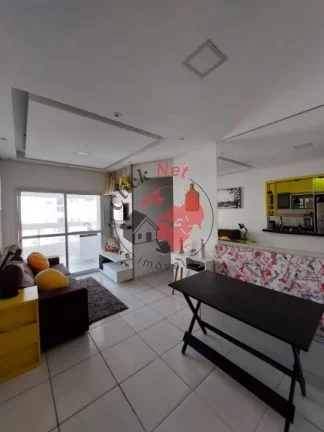 Imagem Apartamento Mobiliado ,65m², 2 dormitórios sendo 1 suíte ,Sacada Grill, 1 vaga. bairro Aviação, Praia Grande