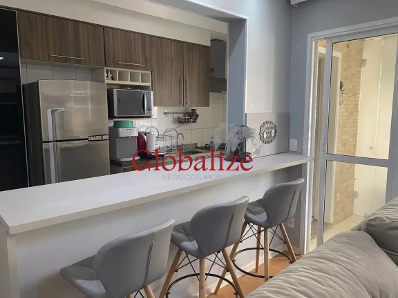 Imagem APARTAMENTO 02 QUARTOS SENDO 01 SUÍTE, R$811.000,00, COM MOVEIS PLANEJADOS, VARANDA GOURMET, AREA DE LAZER COMPLETO, PISCINA, CHURRASQUEIRA E VAGA