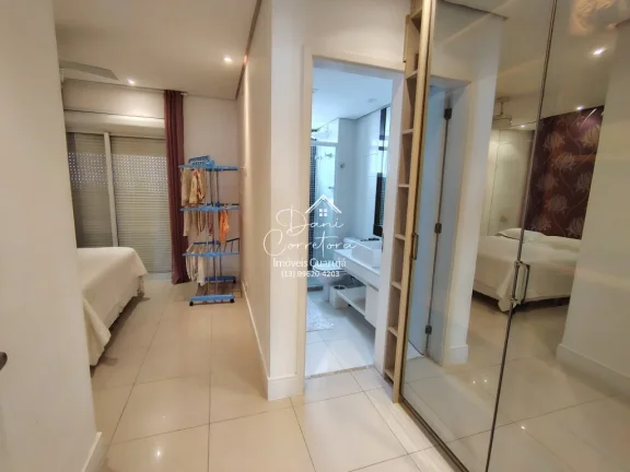 Imagem Apartamento de 3 quartos e 2 vagas na Vila Alzira, Guarujá-SP: espaço e conforto em 118m²!