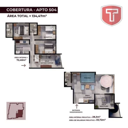 Imagem Apartamento à venda, 72 m² por R$ 478.000,00 - Praia Formosa - Cabedelo/PB Imagem Apartamento à venda, 72 m² por R$ 478.000,00 - Praia Formosa - Cabedelo/PB