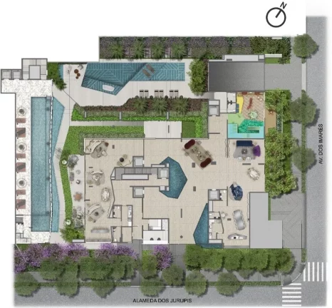 Imagem Cyrela Moema by YOO: Luxuoso apartamento à venda em São Paulo com 4 quartos, 4 suítes e 273m² de área. Confira!