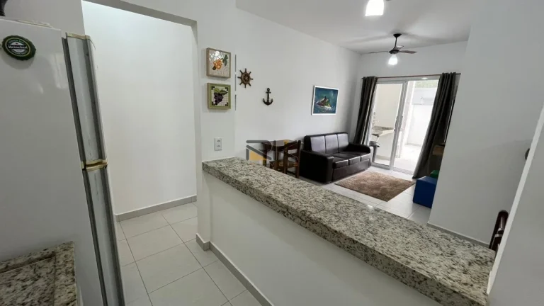 Imagem APARTAMENTO PRAIA GRANDE com 2 dormitórios sendo 1 suíte,1 vaga de garagem,varanda gourmet com churrasqueira e quintal