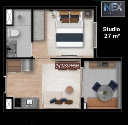 Imagem Apartamento com 1 dormitório à venda, 27 m² por R$ 365.700,00 - Vila Mariana - São Paulo/SP