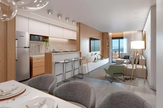 Imagem APARTAMENTO COM 92.55 m² - AVIAÇÃO - PRAIA GRANDE SP