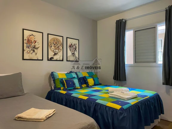 Imagem Apartamento 2 dorms. Reali Fiori — varanda, Airbnb | Campos do Jordão