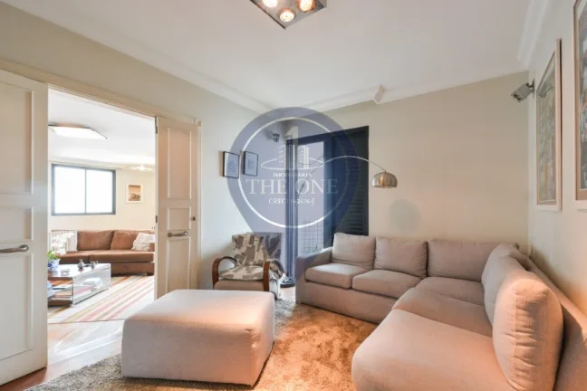 Imagem Apartamento à venda em Moema, São Paulo-SP, 3 quartos, 3 suítes, 2 salas, 3 banheiros, 3 vagas, 202m².