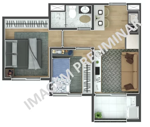Imagem APARTAMENTO RESIDENCIAL em São Paulo - SP, Jardim São Luís