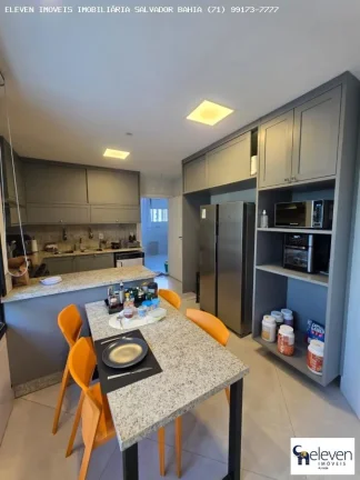 Imagem OPORTUNIDADE ÚNICA: APARTAMENTO DE LUXO NA PITUBA - PORTEIRA FECHADA! NA RUA DA GRAVIOLA 4 SUITES  INFRA E 3 VAGAS 