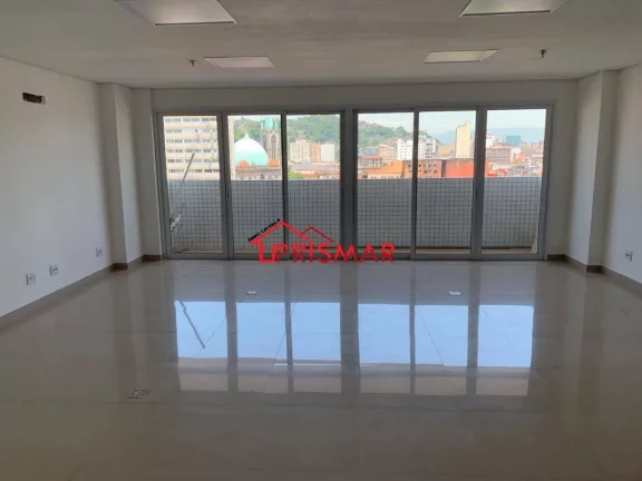 Imagem Vendo ou Alugo Sala Comercial Nova no centro Santos 1 vaga