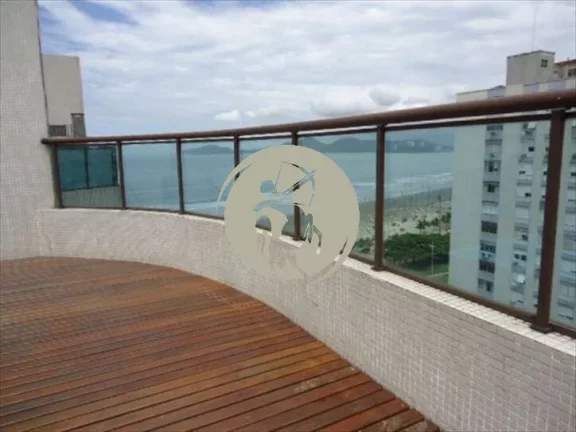 Imagem APARTAMENTO FRENTE AO MAR EM SANTOS EM ANDAR ALTO COM VISTA LIVRE.