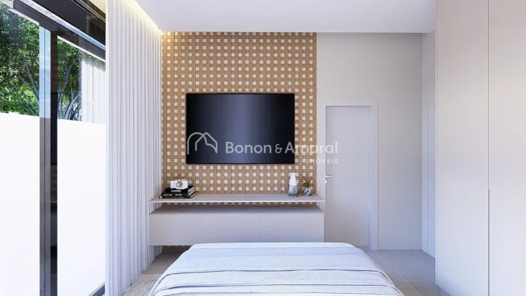 Imagem Casa térrea nova à venda com 3 quartos sendo 3 suítes, todas com armários planejados, ar condici...