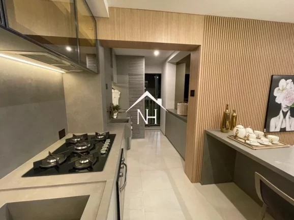 Imagem apartamento 135m² com 3 suítes,terraço gourmet,2 vagas,Brinquedoteca,Churrasqueira,Fitness Piscina com Raia, Playground,solarium,deck,salão de festas