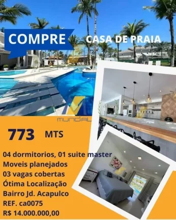 Imagem Casa com 9 dormitórios à venda - Acapulco - Guarujá/SP