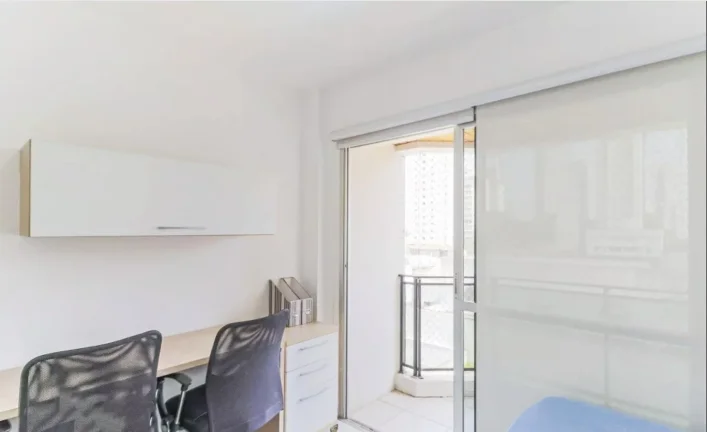 Imagem Apartamento 47M², 2Q, 1 Banheiro, 1 Vaga, Varanda, Espaço Gourmet, Piscina, Academia, Sauna.