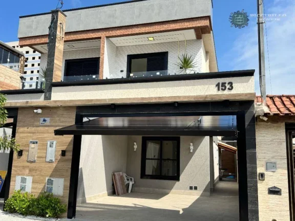 Imagem Casa com 3 dormitórios à venda, 140 m² por R$ 900.000,00 - Maracanã - Praia Grande/SP