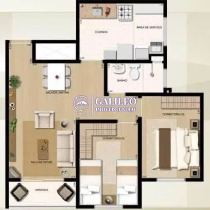Imagem APARTAMENTO RESIDENCIAL em JUNDIAÍ - SP, JARDIM GUANABARA