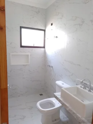 Imagem JARDIM DOS PINHEIROS, ATIBAIA. LINDA CASA NOVA TÉRREA GEMINADA 3 DORM.