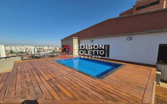 Imagem Cobertura à Venda, todo reformado, 4 Quartos e piscina, no Edifício Ipuaçu, Piracicaba!!