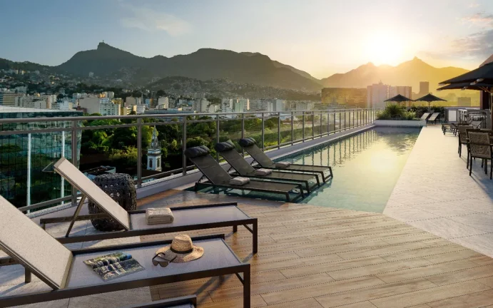 Imagem Apartamento à venda no Centro do Rio de Janeiro-RJ: 2 quartos, 1 sala, 1 banheiro, 54,45 m² de área!