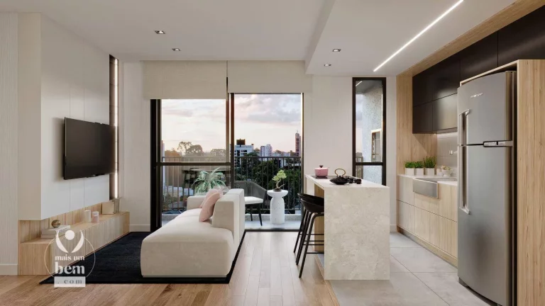 Imagem Apartamento com 3 quartos sendo 1 suíte com closet à venda, 71 m² por R$ 674.900 - Bacacheri - Curitiba/PR