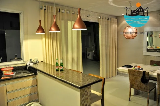 Imagem Casas para Alugar Temporada Juquehy - (Canto direito) pertinho da praia, 5 suítes, piscina aquecida, sauna, máx. 14 pessoas | Juquehy Imobiliária