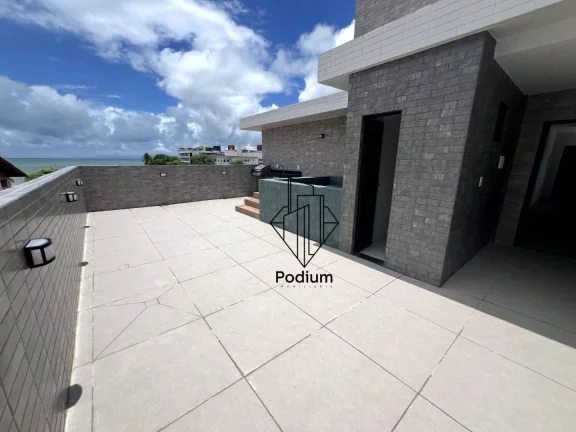 Imagem Cobertura Duplex com piscina privativa a 130m da praia do Bessa - CO0194